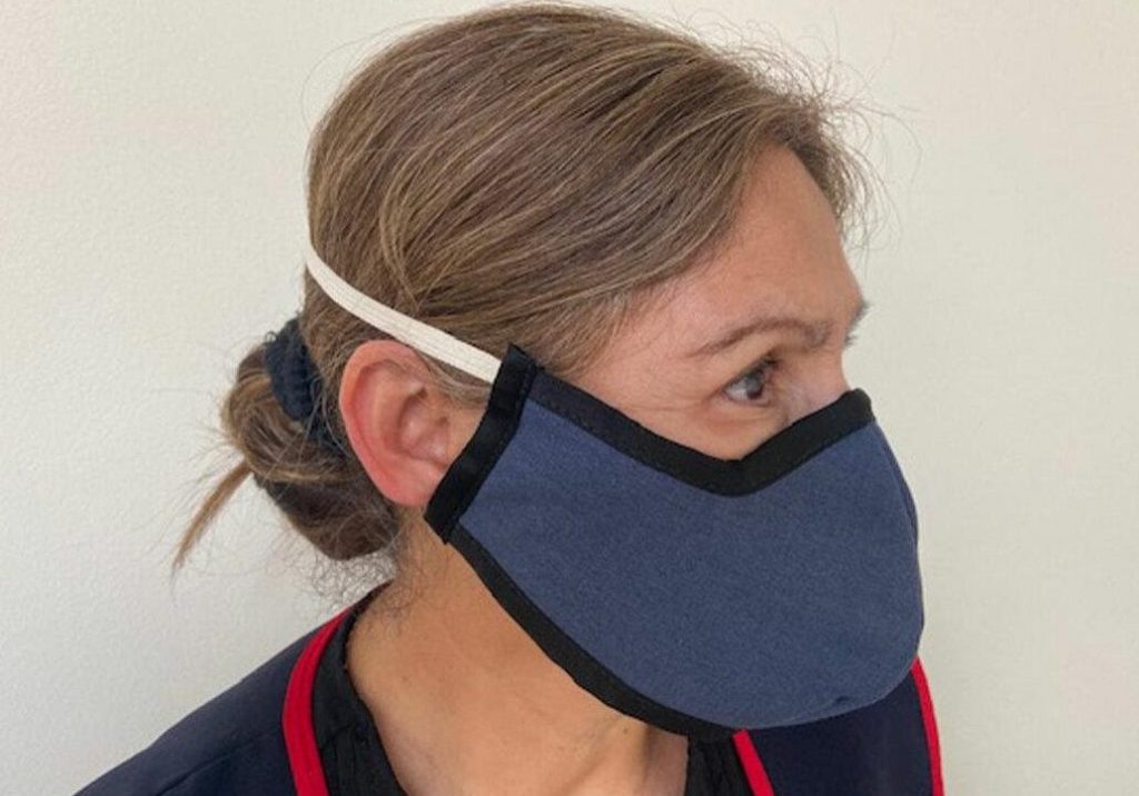 Woman wearing Face Mask Woman wearing face mask