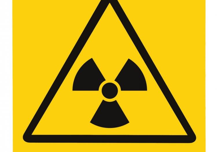 Radiation hazard symbol sign of radhaz threat alert icon, black Radiation hazard symbol sign of radhaz threat alert icon, black